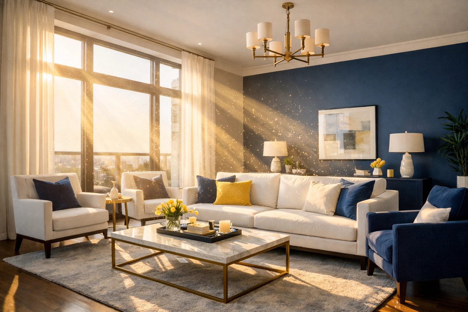 Sunlit living room in a Leominster apartment showing why apartment cleaning services Leominster MA are essential.