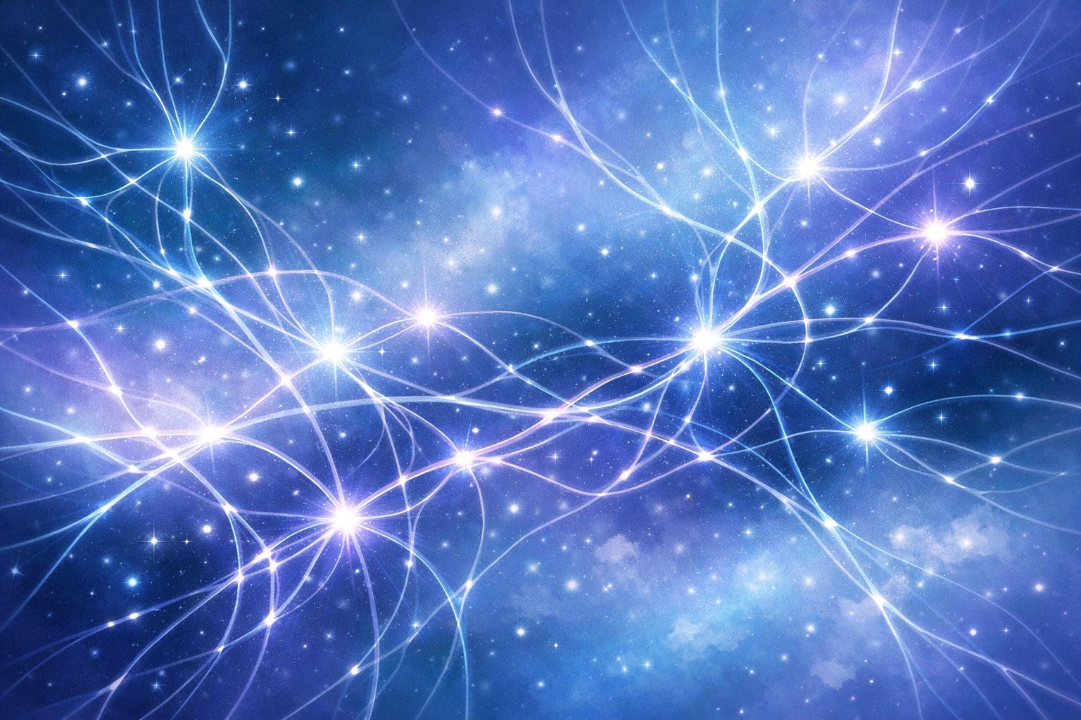 Interconnected pathways showing AI pattern tracking and personalized behavior optimization for progress