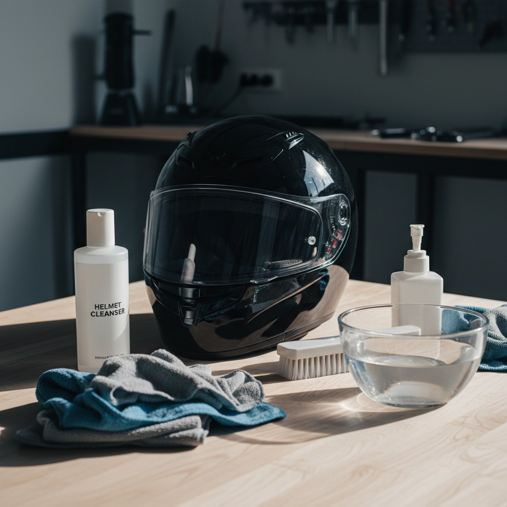 Casco en estudio profesional