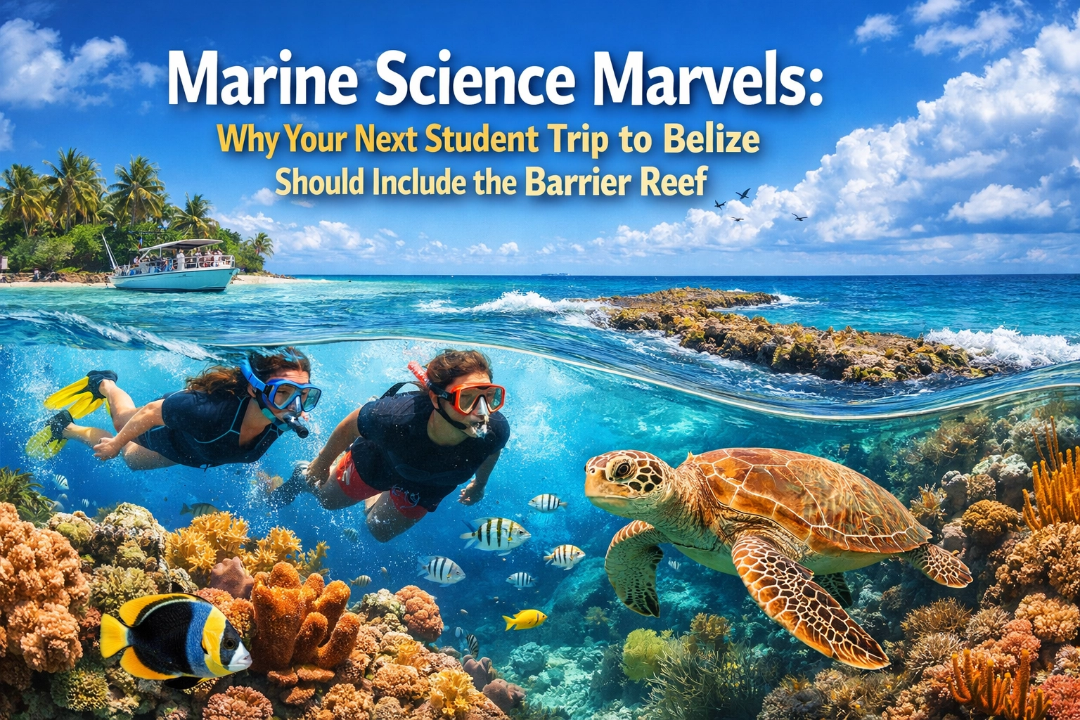 [HERO] Marine Science Marvels: Why Your Next Student Trip to Belize Should Include the Barrier Reef
