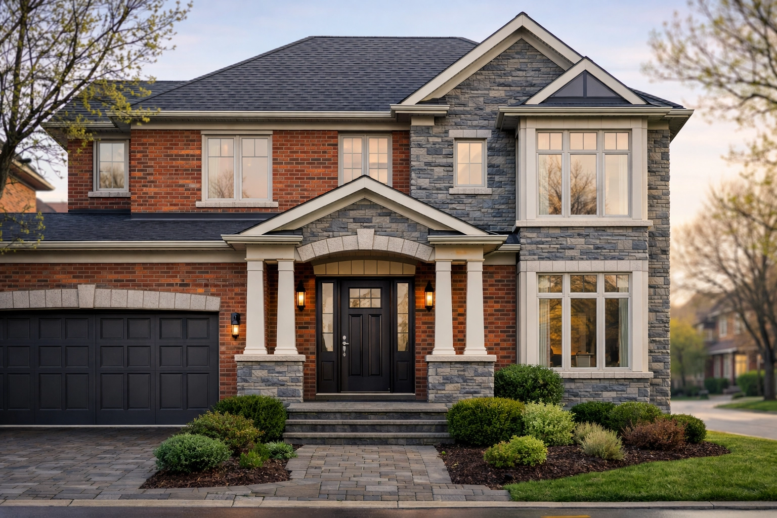 Modern detached brick home in Richmond Hill, illustrating 2026 real estate negotiation strategies.