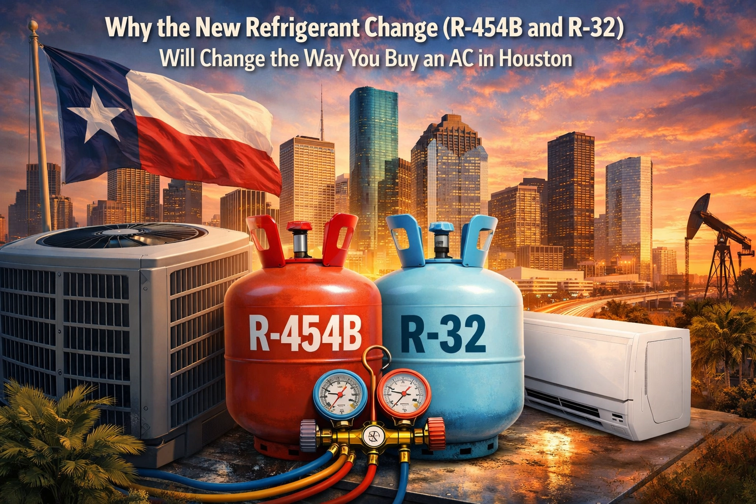 [HERO] Why the New Refrigerant Change (R-454B and R-32) Will Change the Way You Buy an AC in Houston