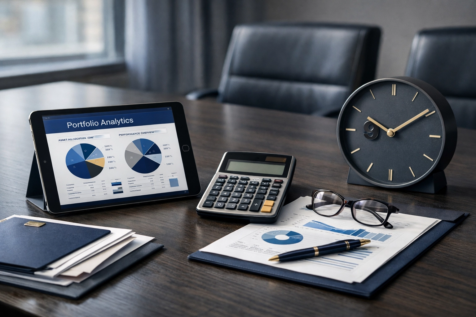 Portfolio analytics and strategic planning materials for institutional Bitcoin integration