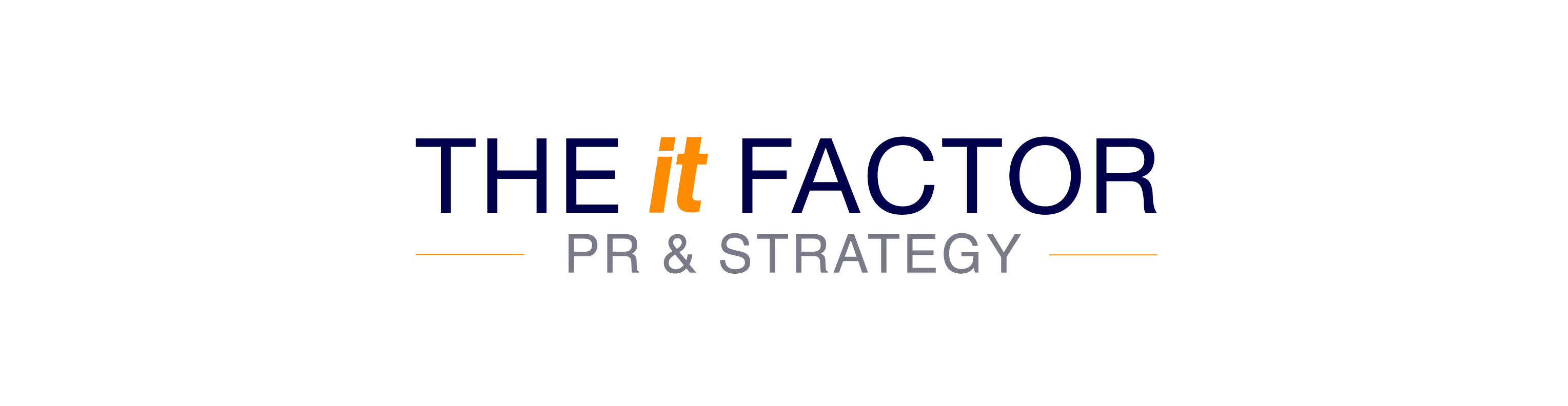 THE IT FACTOR: PR & Strategy Logo