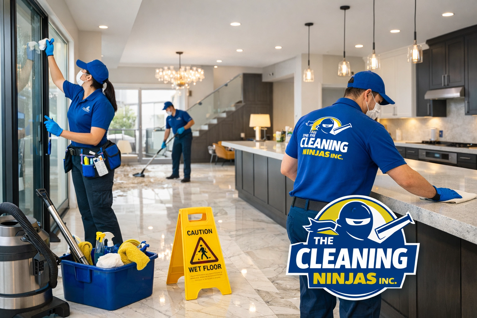 Post construction cleaning Hudson services in a renovated home