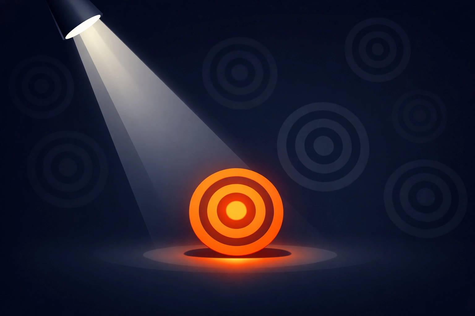 Focused target showing prioritization strategy for successful HubSpot implementation