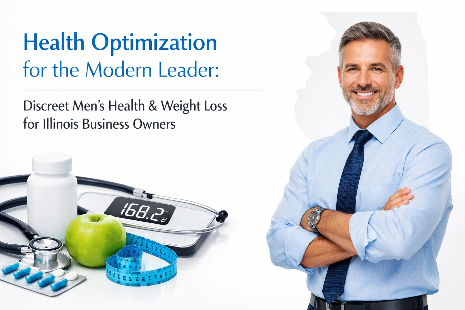 [HERO] Health Optimization for the Modern Leader: Discreet Men’s Health & Weight Loss for Illinois Business Owners