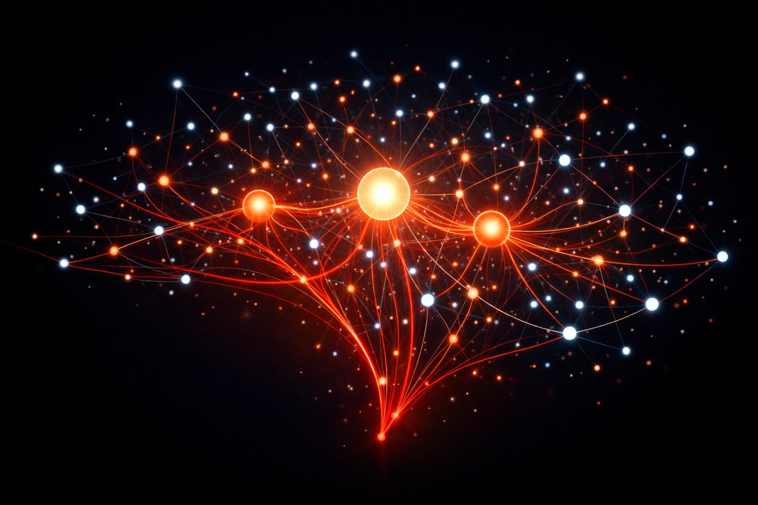 Citation network visualization showing authority signals and backlink connections for SEO trust