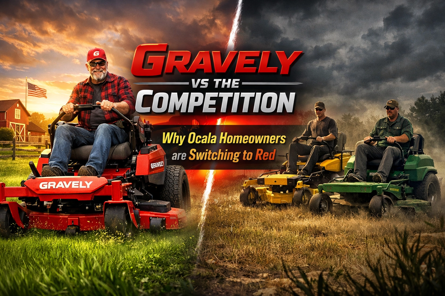[HERO] Gravely vs the Competition: Why Ocala Homeowners are Switching to Red