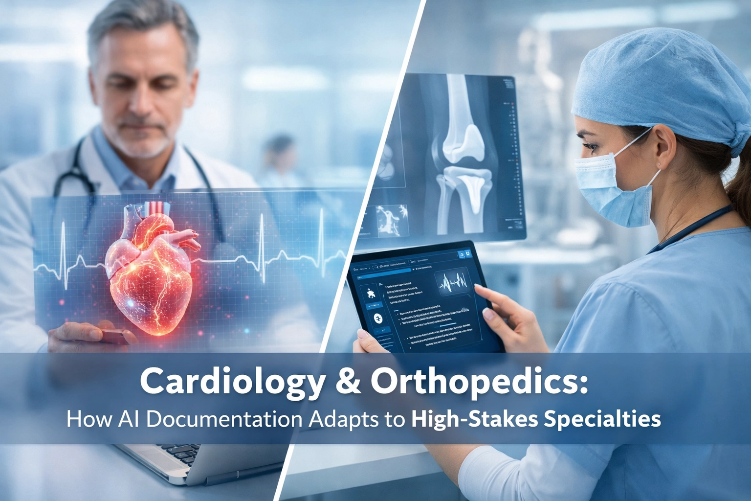 Cardiology &amp; Orthopedics: How AI Documentation Adapts to High-Stakes Specialties