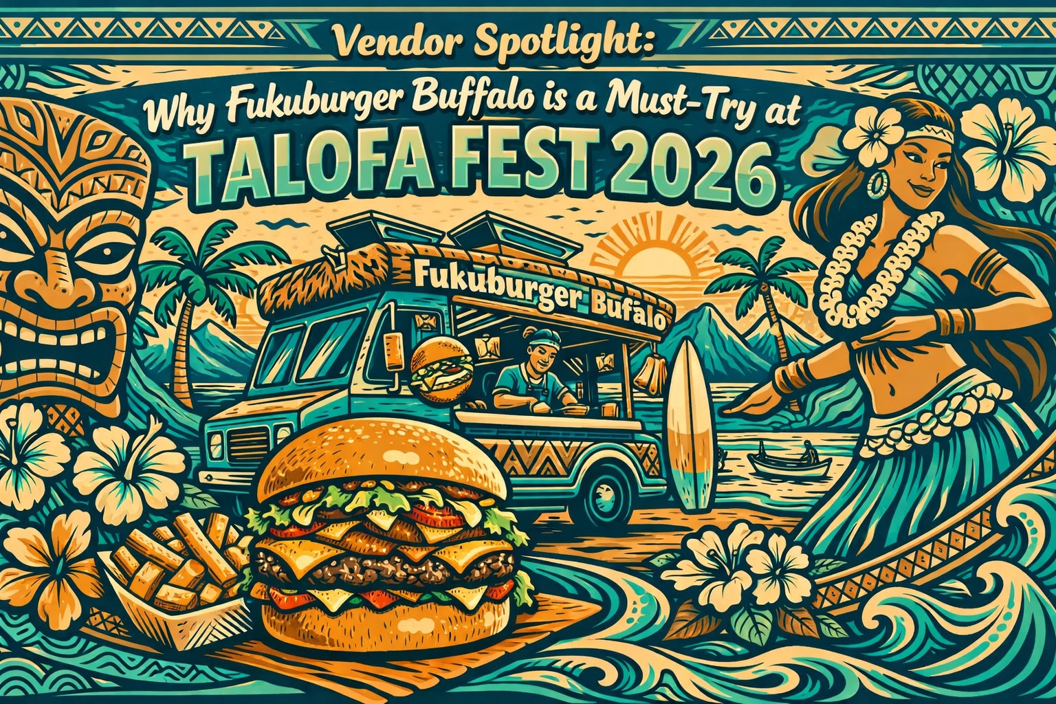 [HERO] Vendor Spotlight: Why Fukuburger Buffalo is a Must-Try at Talofa Fest 2026
