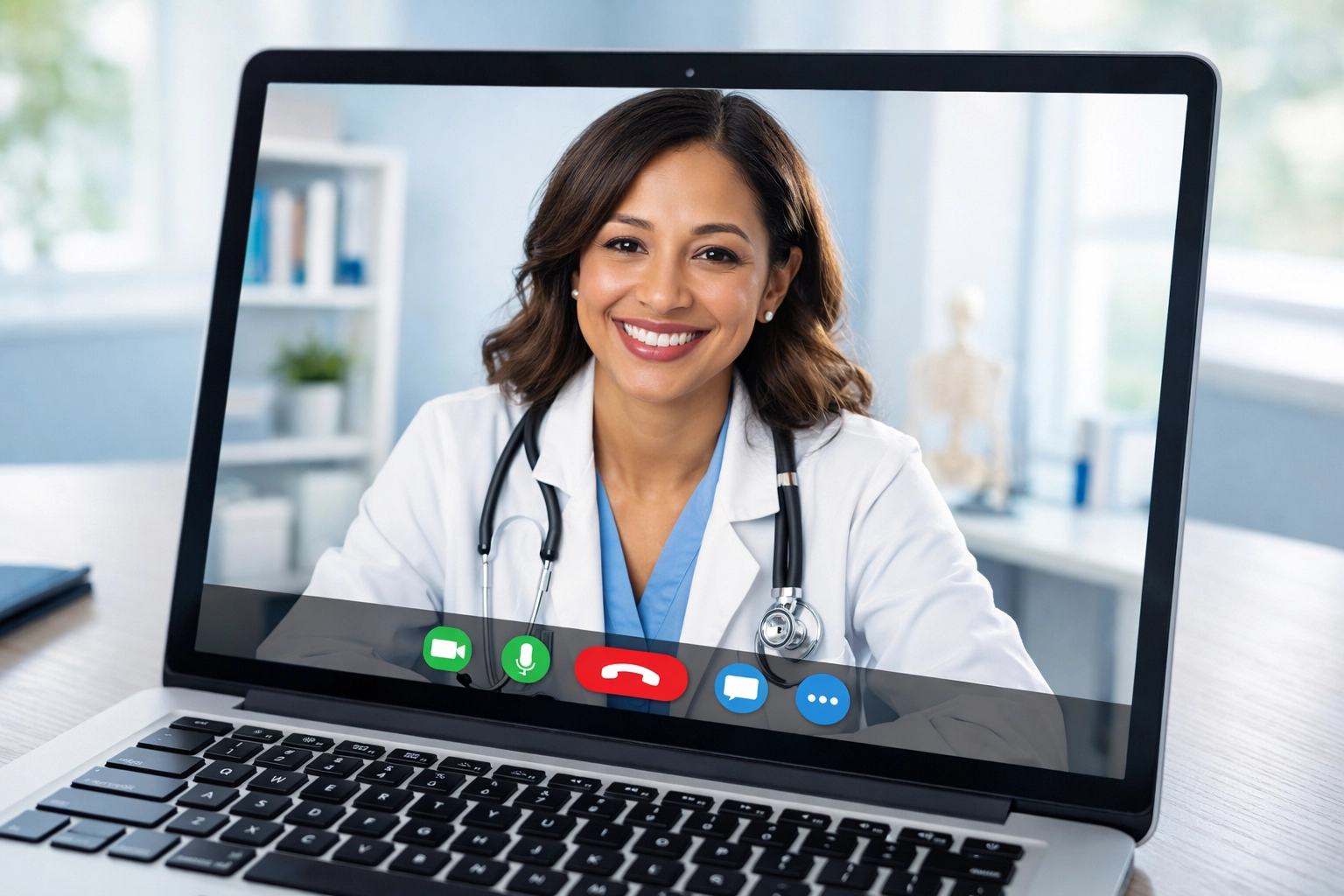 Pennsylvania licensed doctor conducting virtual telehealth consultation for weight loss treatment