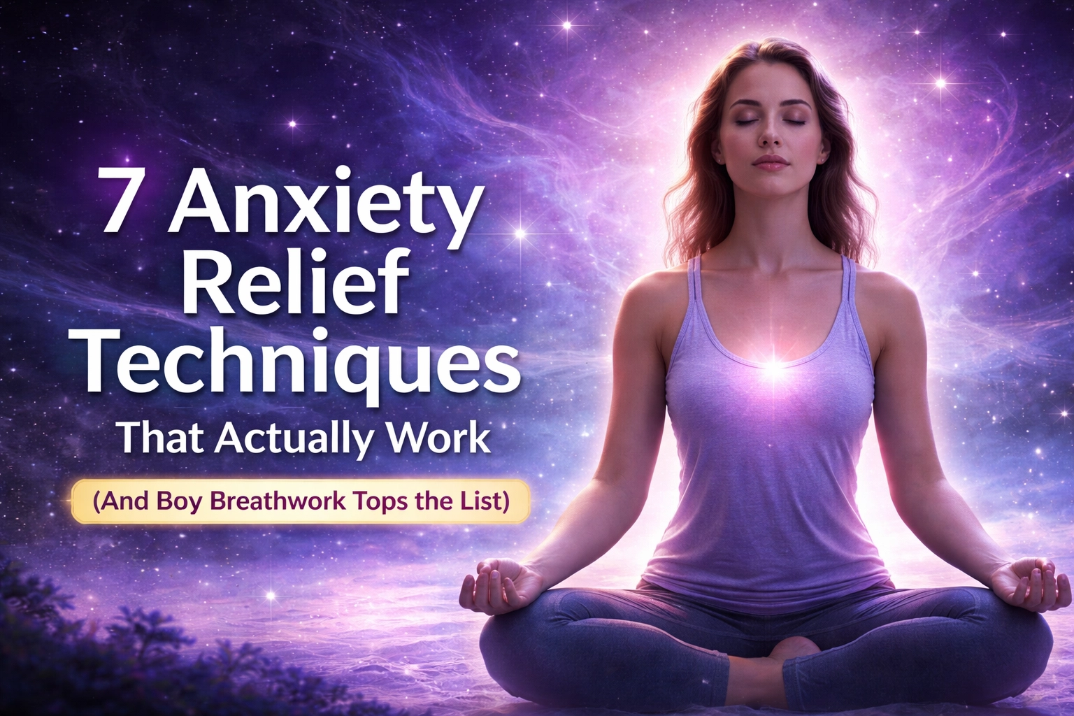 [HERO] 7 Anxiety Relief Techniques That Actually Work (And Why Breathwork Tops the List)