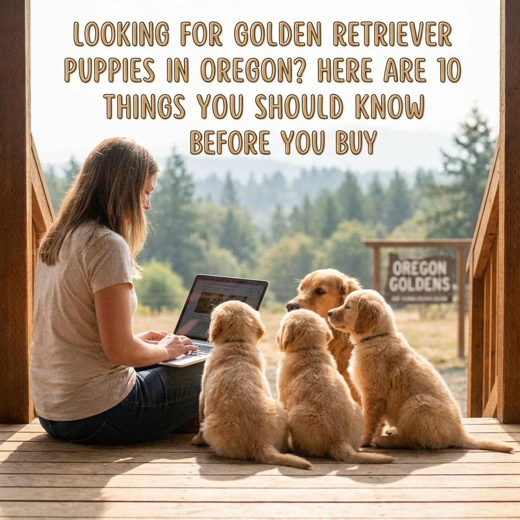 Looking For Golden Retriever Puppies in Oregon? Here Are 10 Things You Should Know Before You Buy