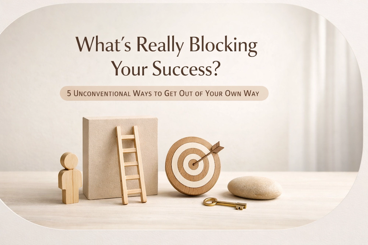 [HERO] What's Really Blocking Your Success? 5 Unconventional Ways to Get Out of Your Own Way