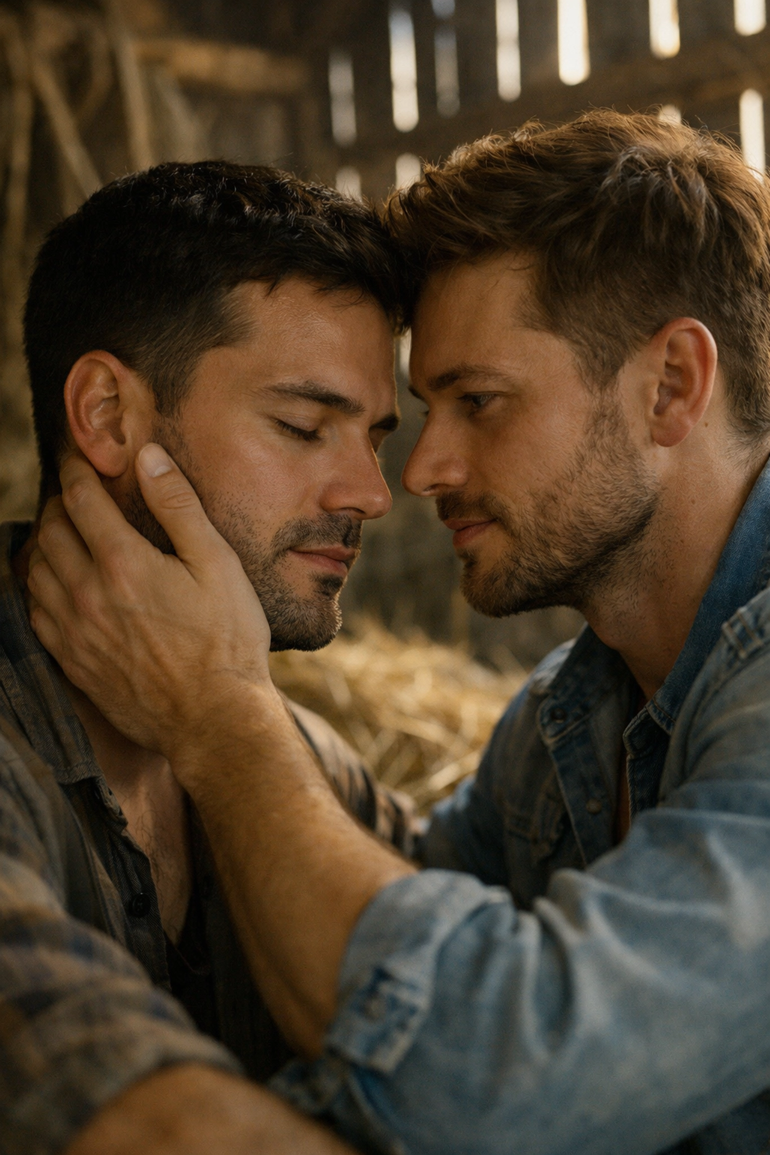 Gheorghe teaches Johnny tender intimacy in God's Own Country MM romance scene