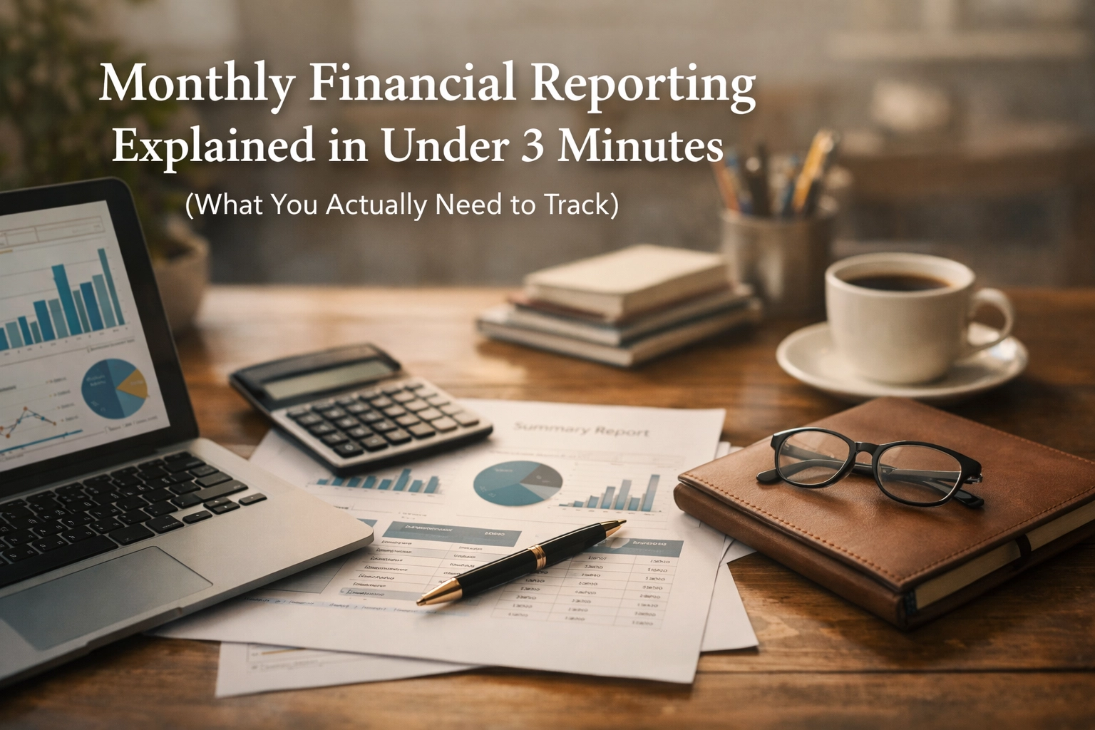 [HERO] Monthly Financial Reporting Explained in Under 3 Minutes (What You Actually Need to Track)