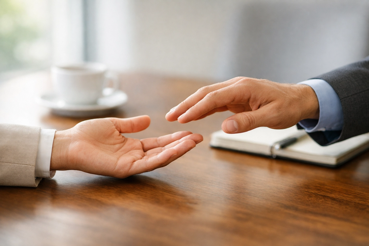 Building trust through vulnerable leadership across conference table