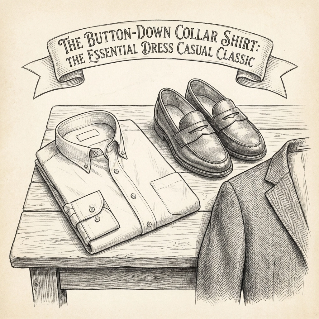 The Button-Down Collar Shirt: The Essential Dress Casual Classic