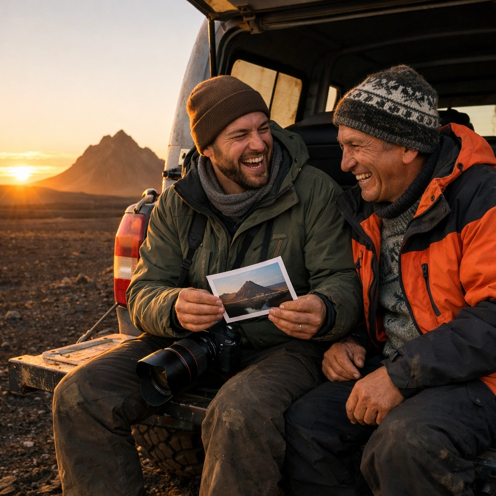Travel photographer and local guide in the Icelandic highlands, a bucket list photo destination.