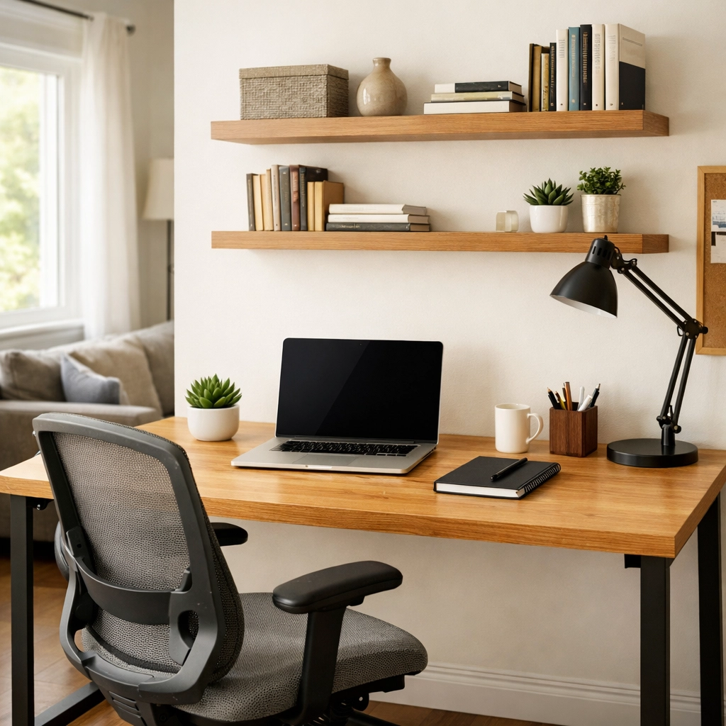 Dedicated home office workspace meeting IRS exclusive use requirements for tax deduction