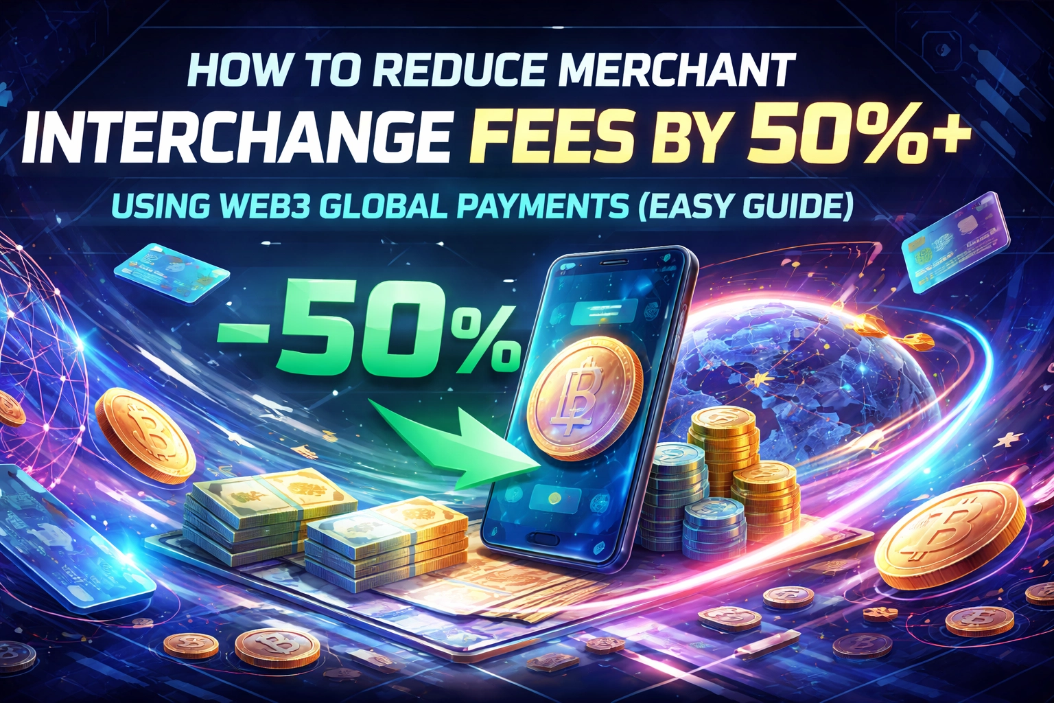 [HERO] How to Reduce Merchant Interchange Fees by 50%+ Using Web3 Global Payments (Easy Guide)