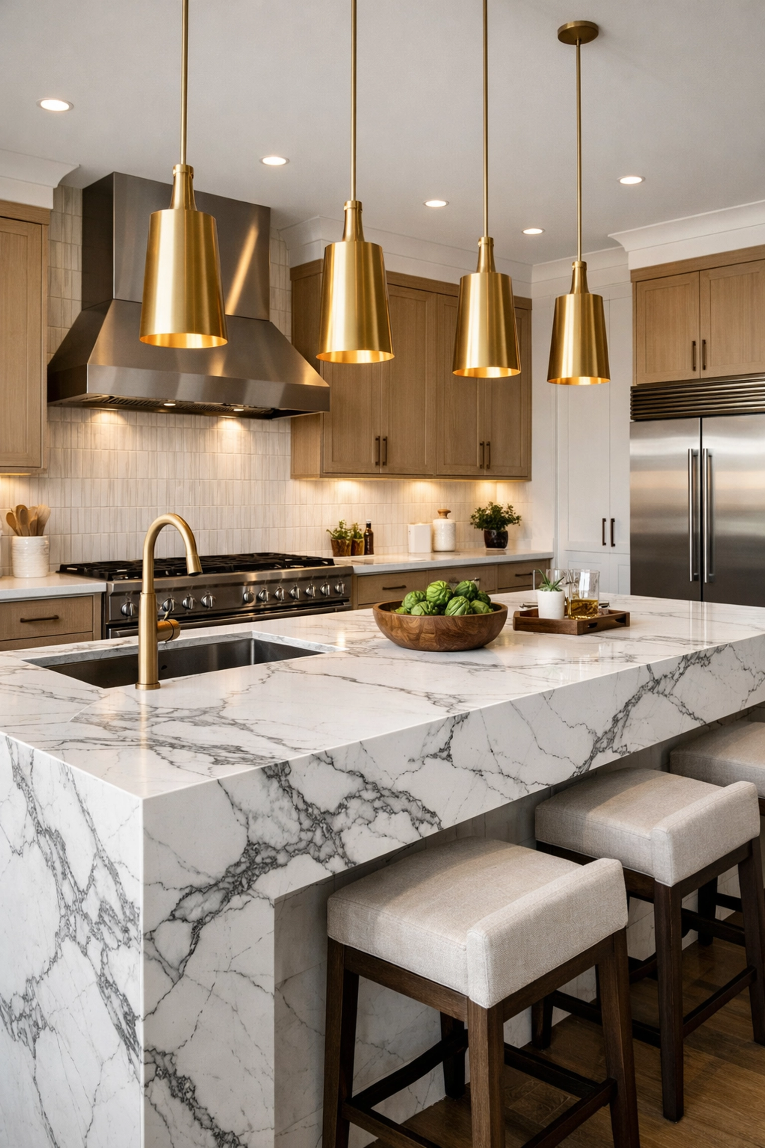 Modern kitchen rehab in a turnkey Cleveland home