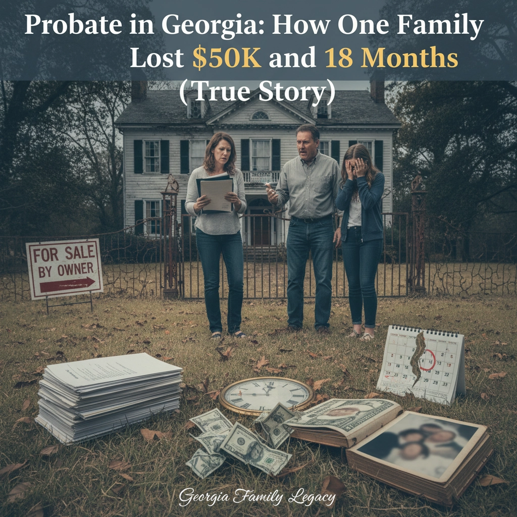 Probate in Georgia: How One Family Lost $50K in 18 Months (True Story)