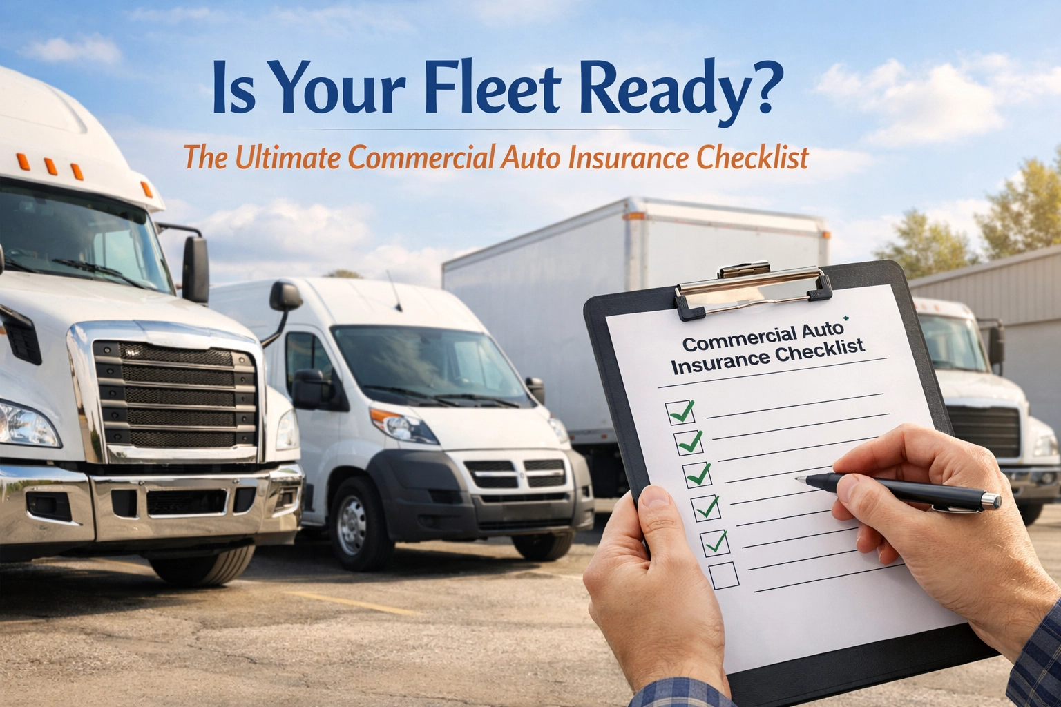 [HERO] Is Your Fleet Ready? The Ultimate Commercial Auto Insurance Checklist