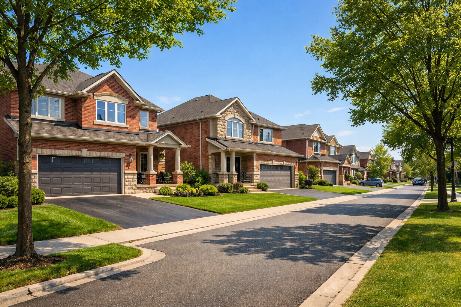 Современные дома в северном районе Барри, Онтарио — перспективная недвижимость для семейных инвесторов.