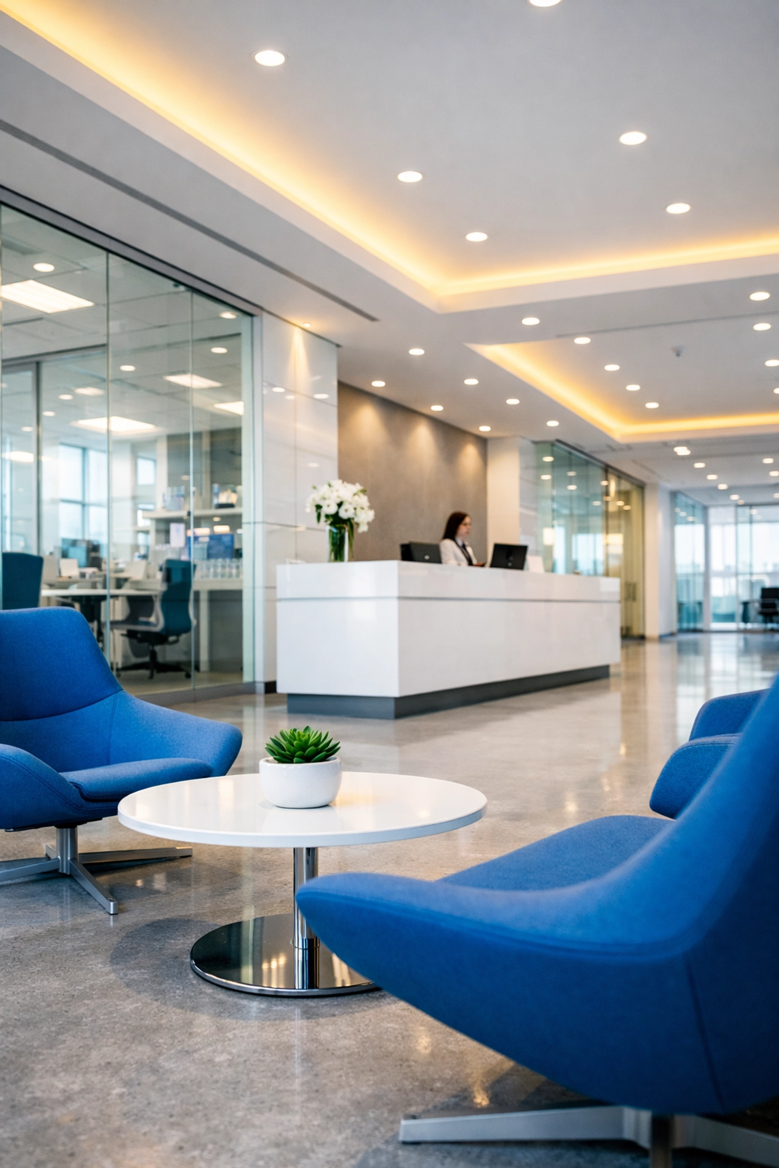 Pristine East Cambridge biotech workspace highlighting professional office cleaning Cambridge for local businesses.