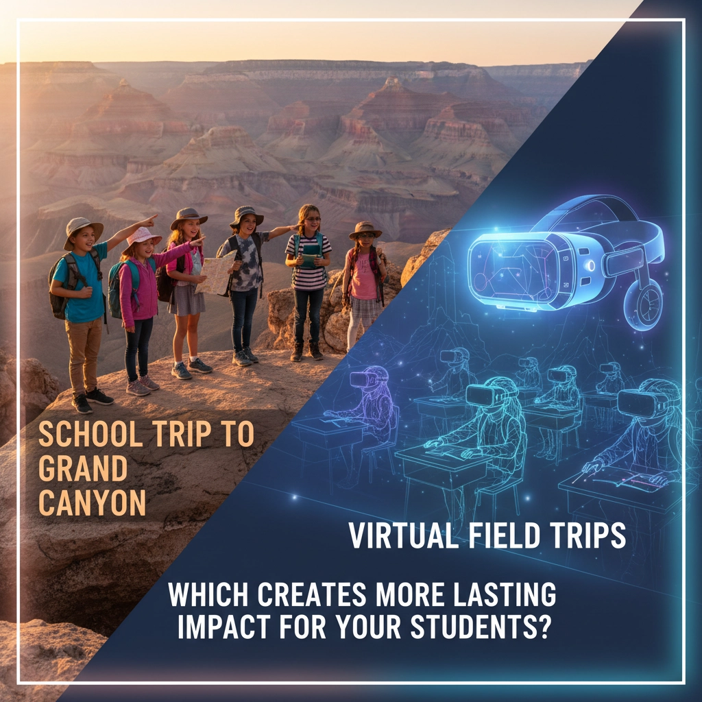School Trip to Grand Canyon vs. Virtual Field Trips: Which Creates More Lasting Impact for Your Students?