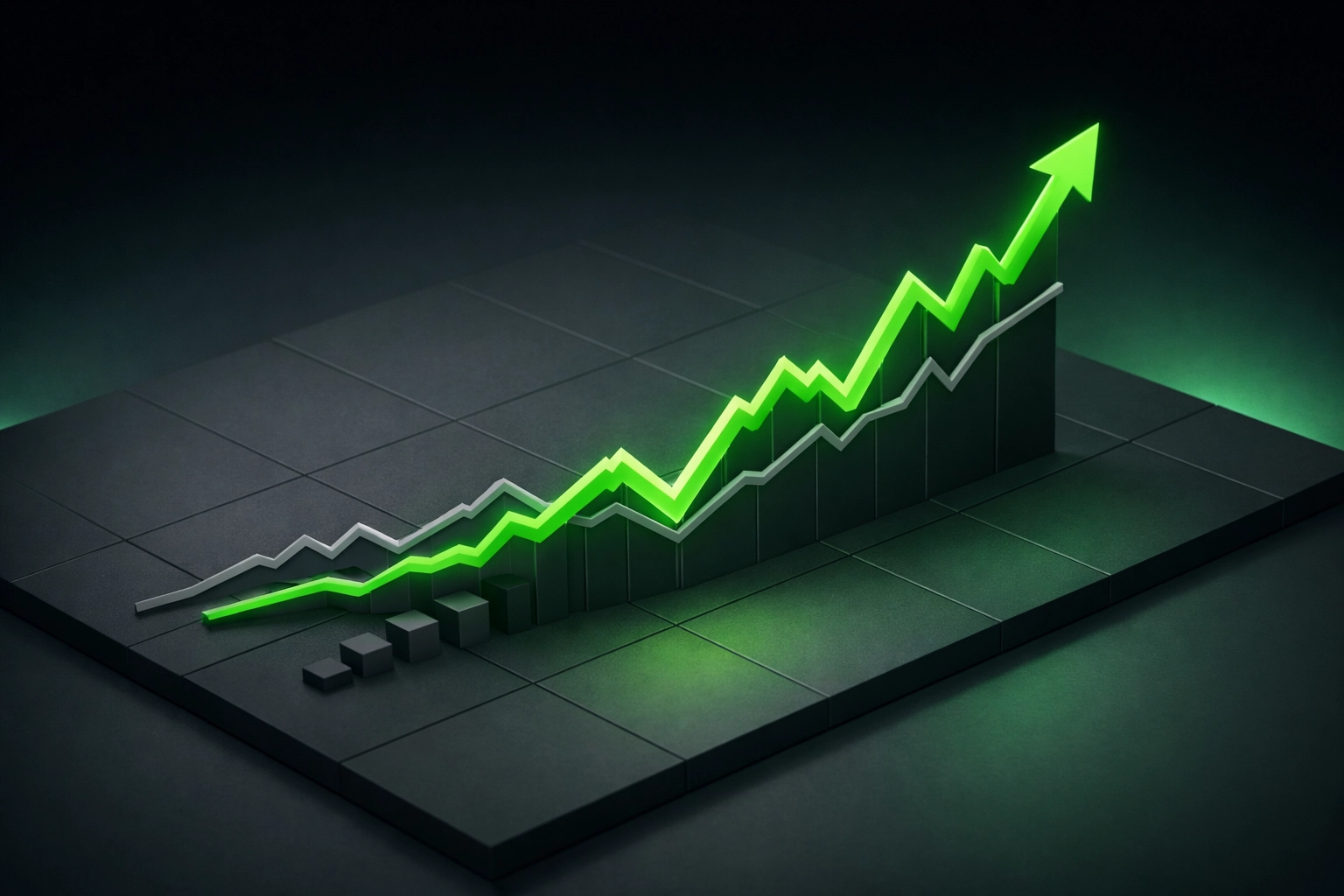 Graph showing the value gap between real-time AI predictions and lagging live betting market odds.
