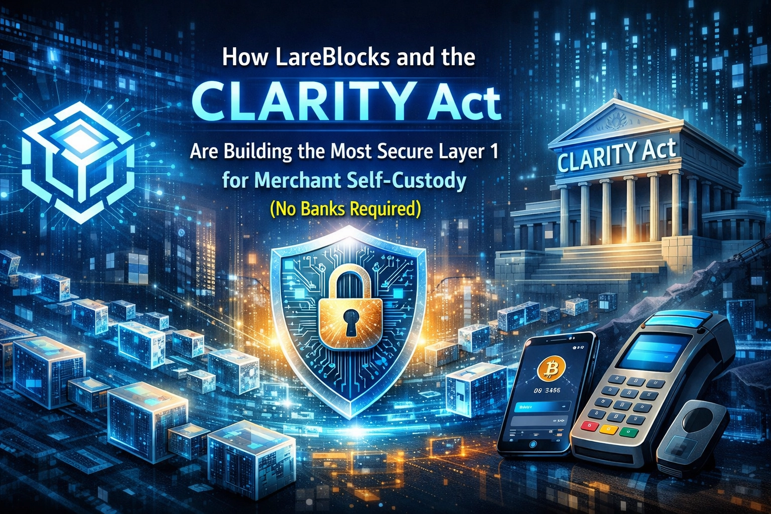 [HERO] How LareBlocks and the CLARITY Act Are Building the Most Secure Layer 1 for Merchant Self-Custody (No Banks Required)