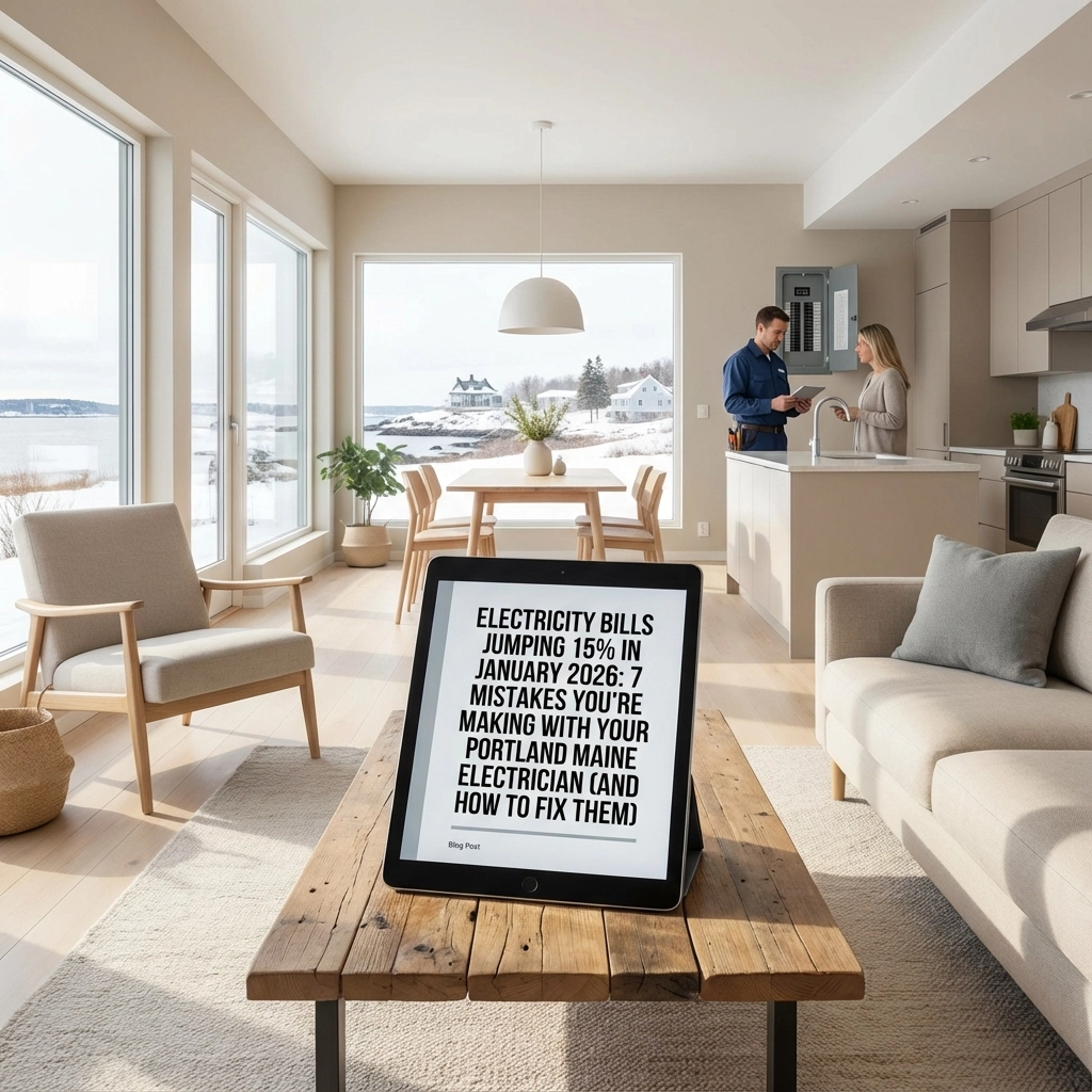 Electricity Bills Jumping 15% in January 2026: 7 Mistakes You're Making with Your Portland Maine Electrician (And How to Fix Them)