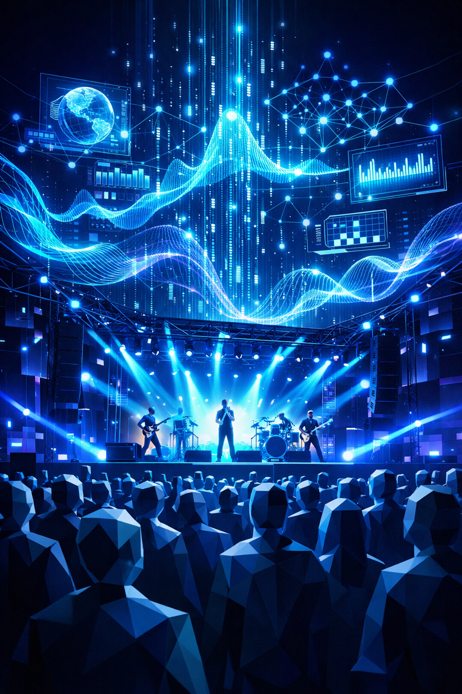 Live music and AI technology convergence showing Suno's Songkick acquisition strategy