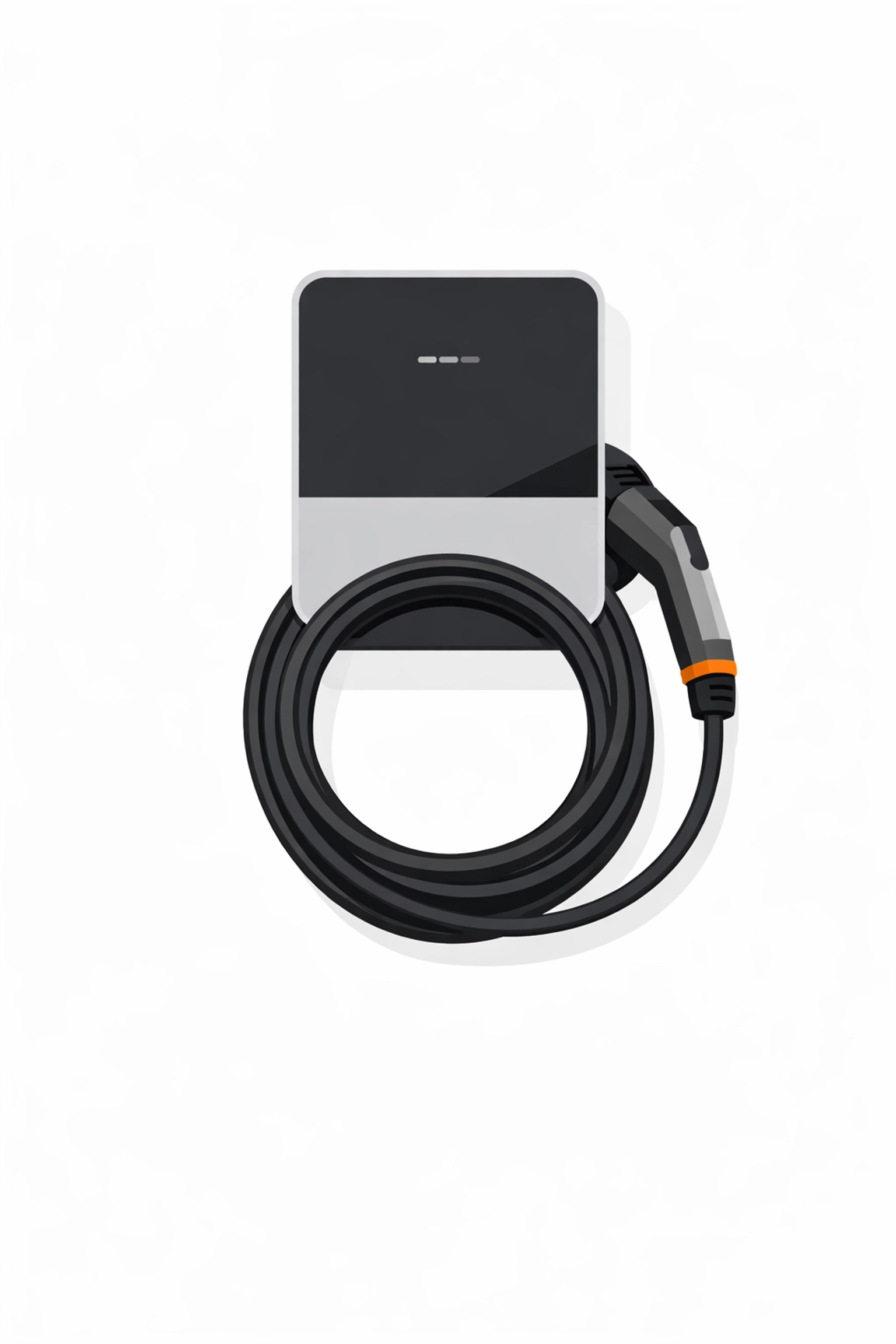 E-Auto Wallbox Illustration für moderne Elektro-Infrastruktur in Niederösterreich.