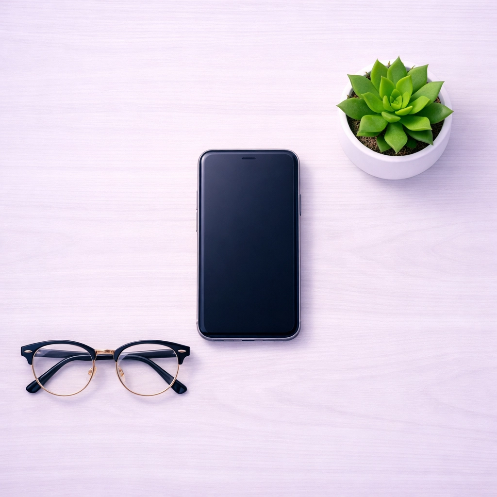 Organized workspace with smartphone illustrating a hassle-free emergency loan application in Canada.