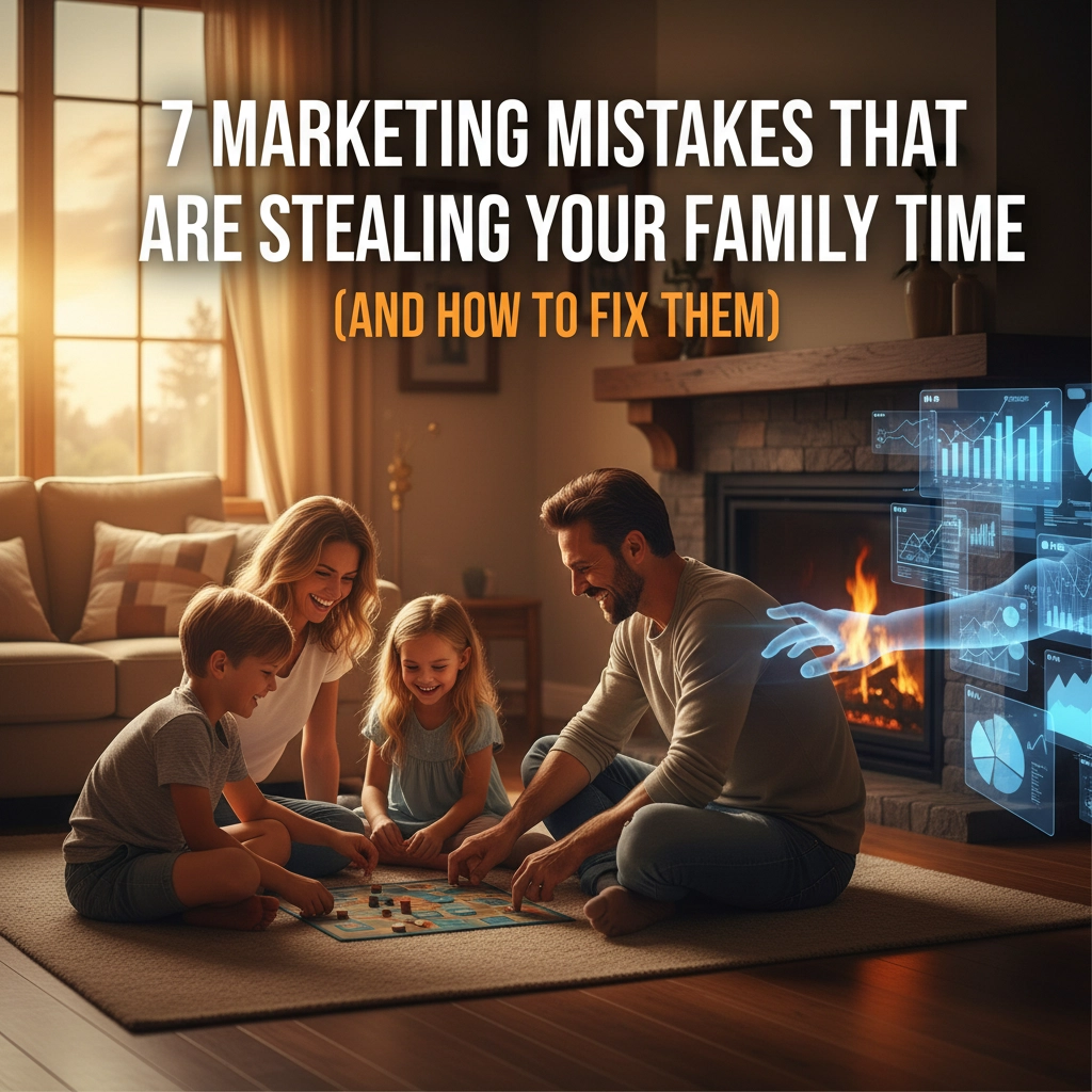 7 Marketing Mistakes That Are Stealing Your Family Time (And How to Fix Them)