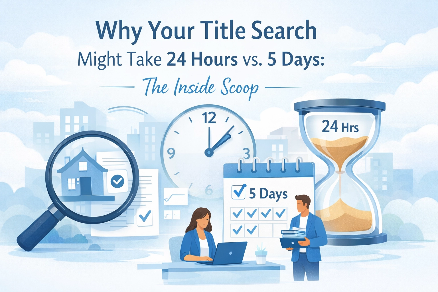 [HERO] Why Your Title Search Might Take 24 Hours vs. 5 Days: The Inside Scoop