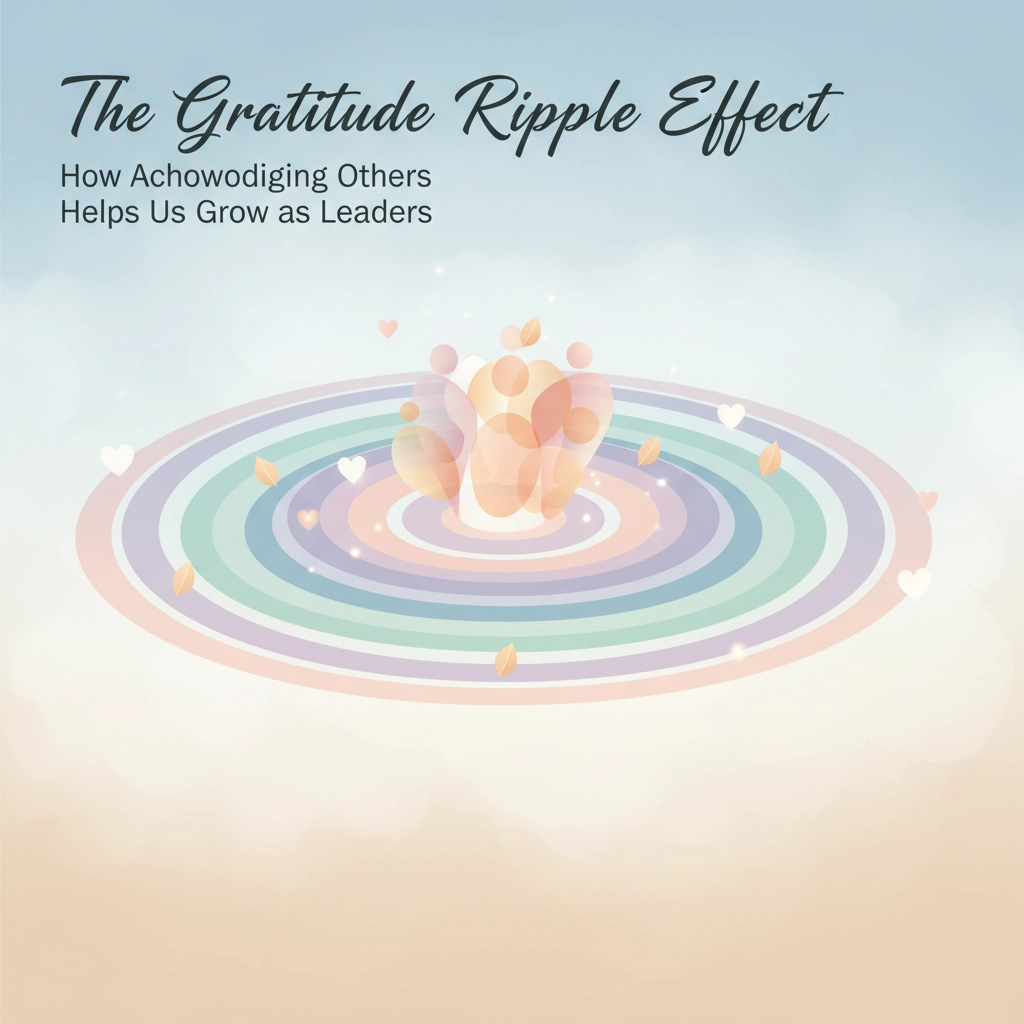 The Gratitude Ripple Effect: How Acknowledging Others Helps Us Grow as Leaders