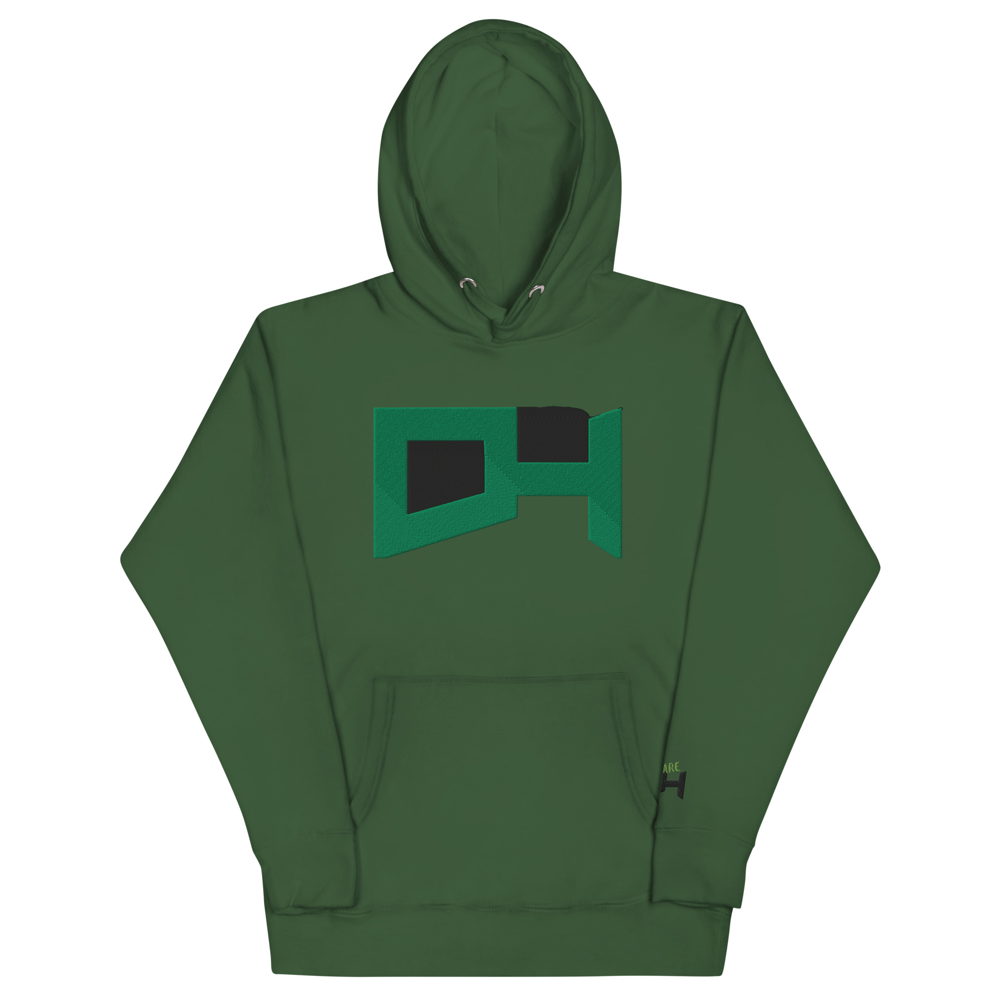 Green DH Apparel hoodie