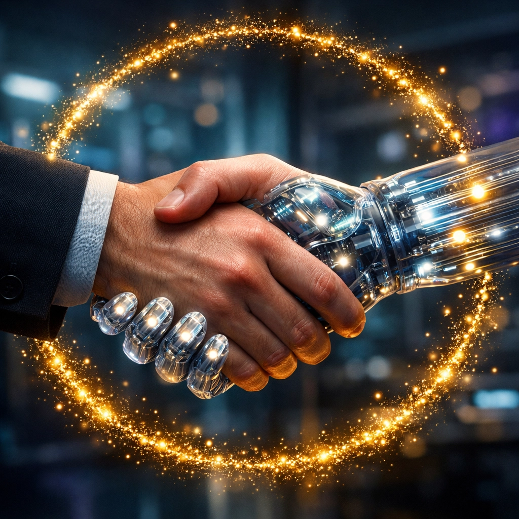 Partnerschaft zwischen Mensch und KI stärkt die Kundenloyalität und den langfristigen Unternehmenserfolg.