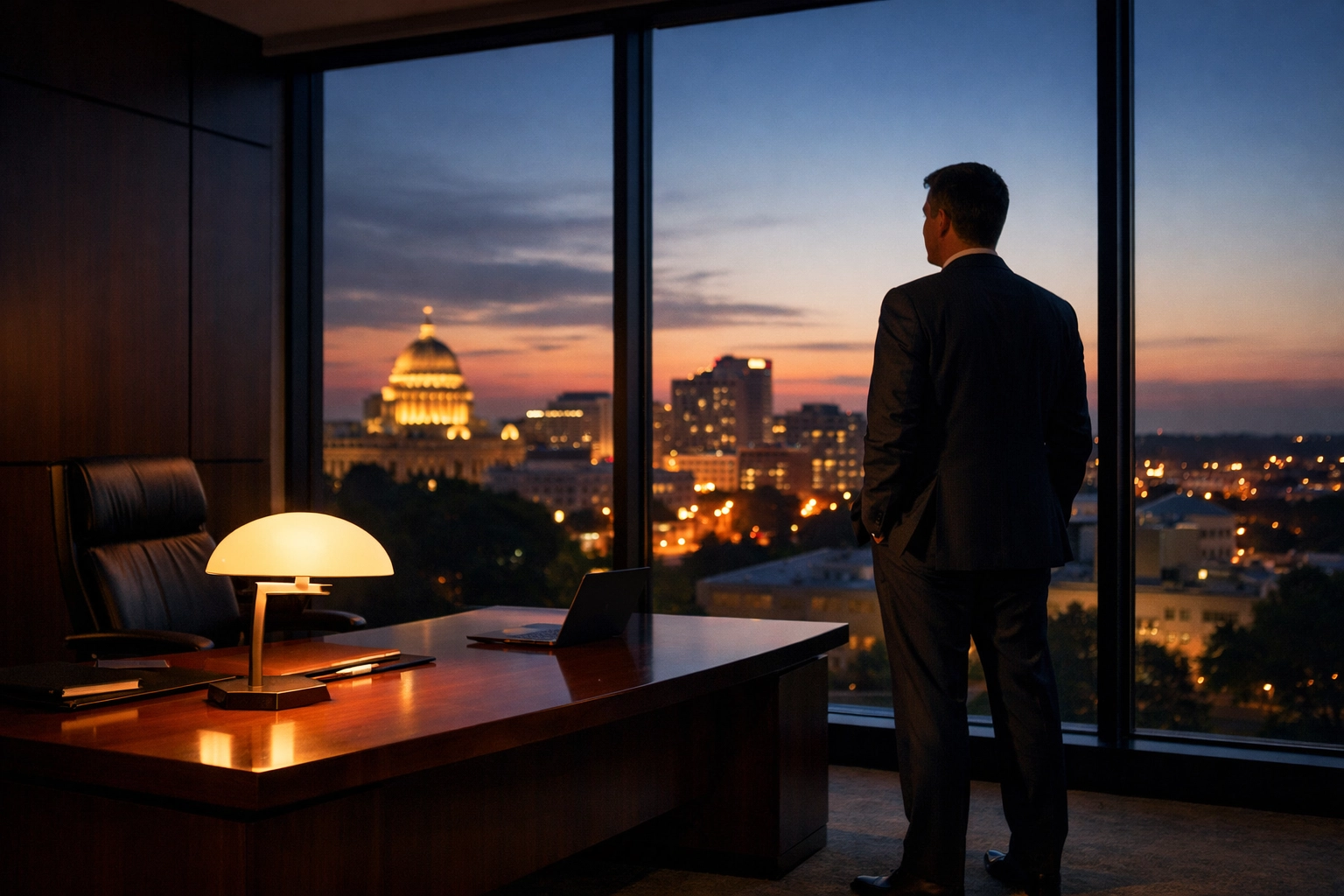 Mississippi business owner planning a confidential exit in a professional Jackson office.