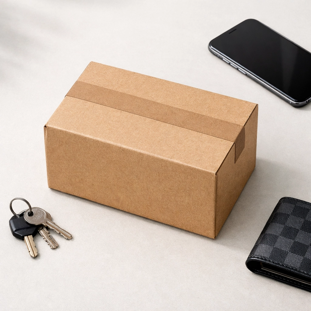 Discreet anonymous brown package for adult toys in Ahmedabad, showcasing private and secure shipping.