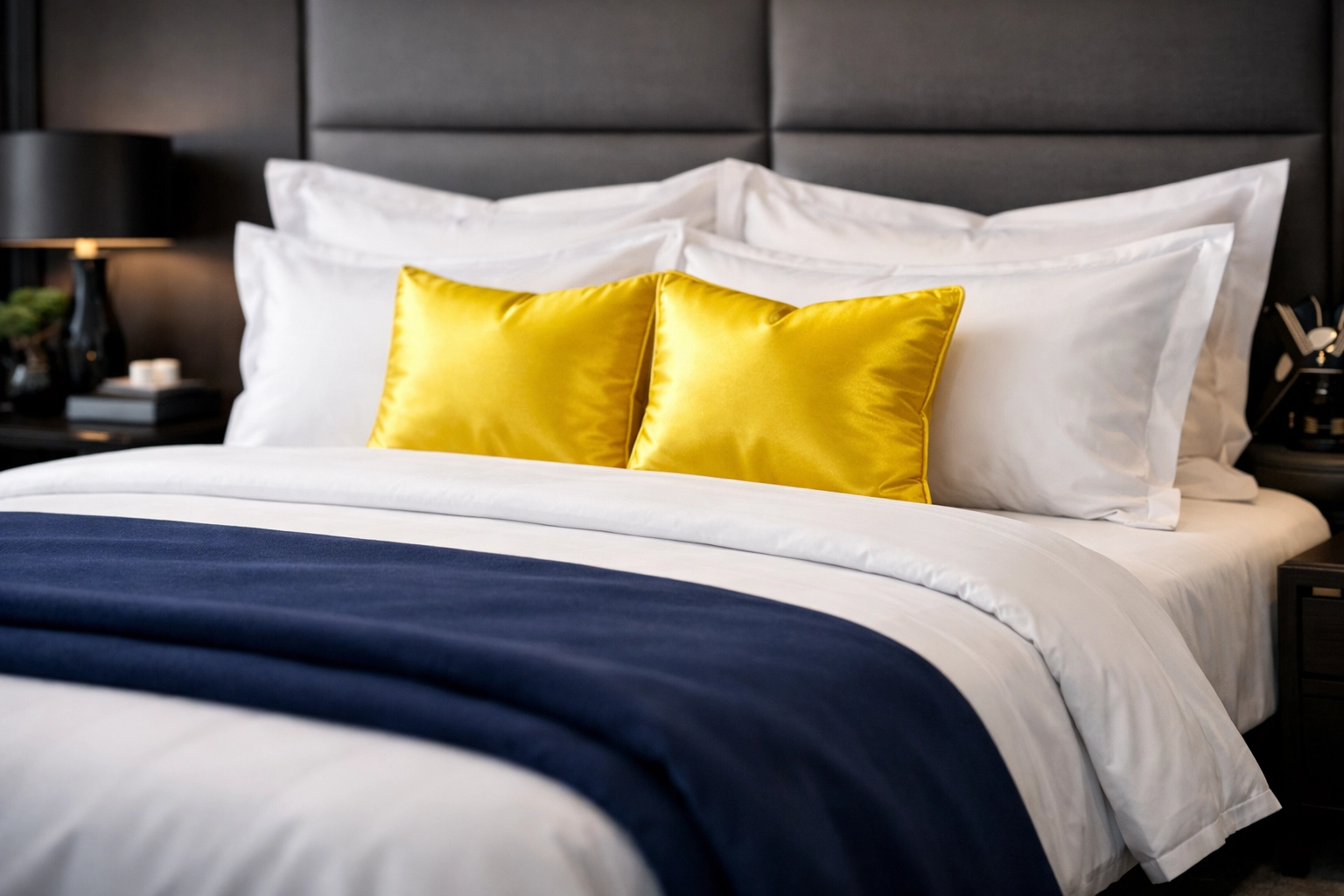 Dust-free master bedroom in Acton home after a professional maid service visit.