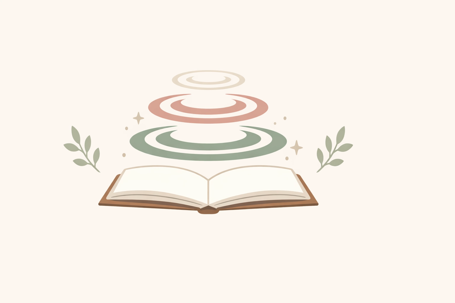 Open prayer journal with peaceful elements representing contemplative prayer and spiritual reflection