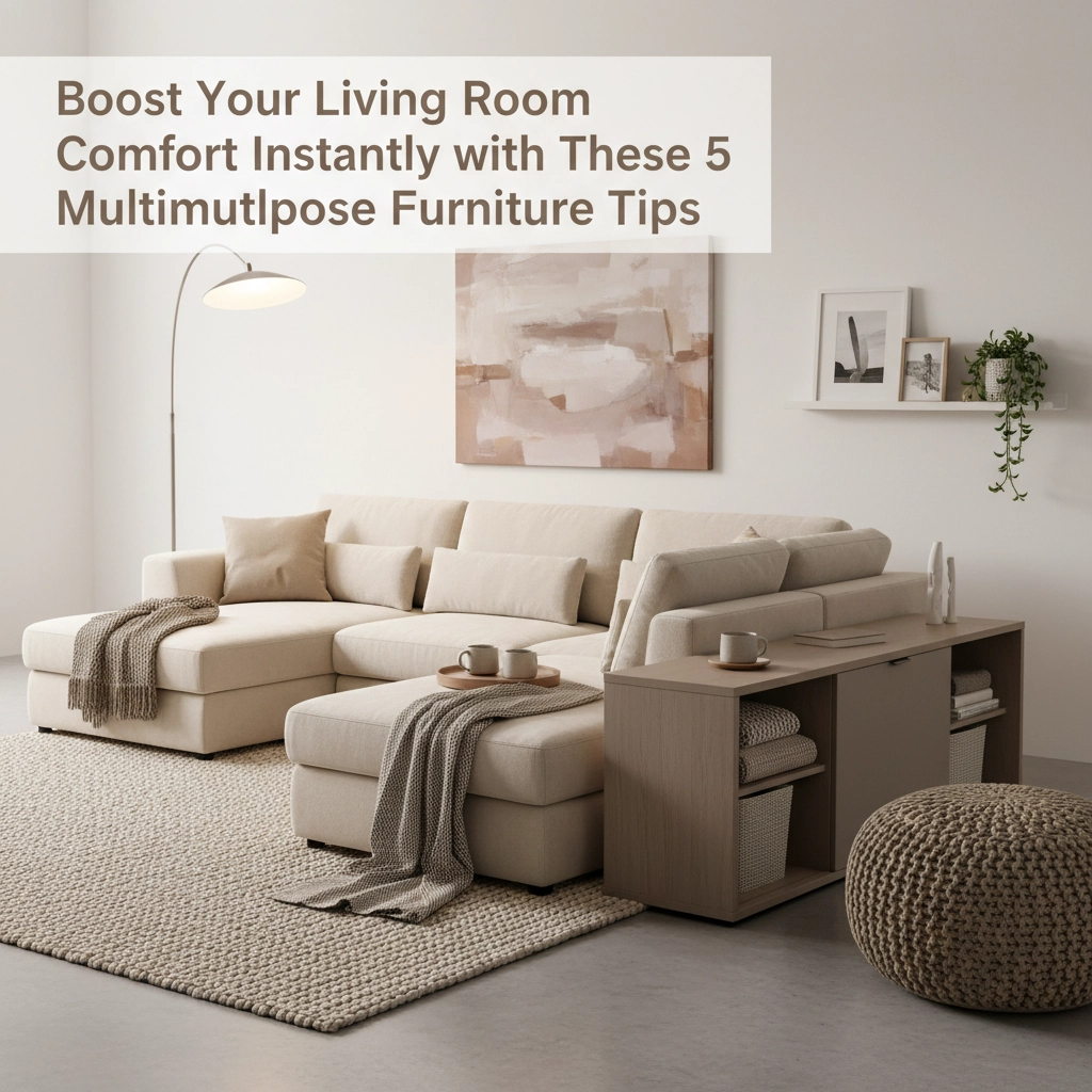Boost Your Living Room Comfort Instantly with These 5 Multipurpose Furniture Tips