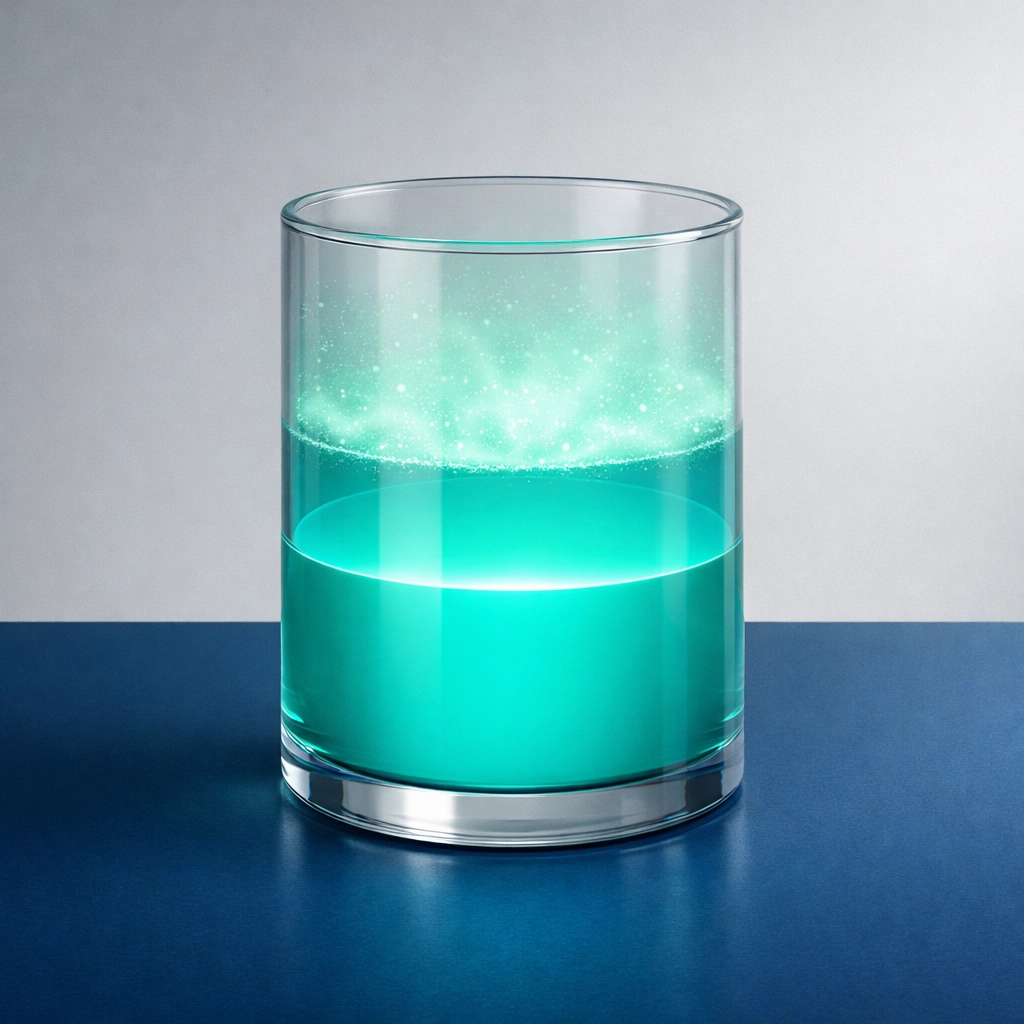 Conceptual visual explaining the difference between usable KW energy and total KVA power volume.