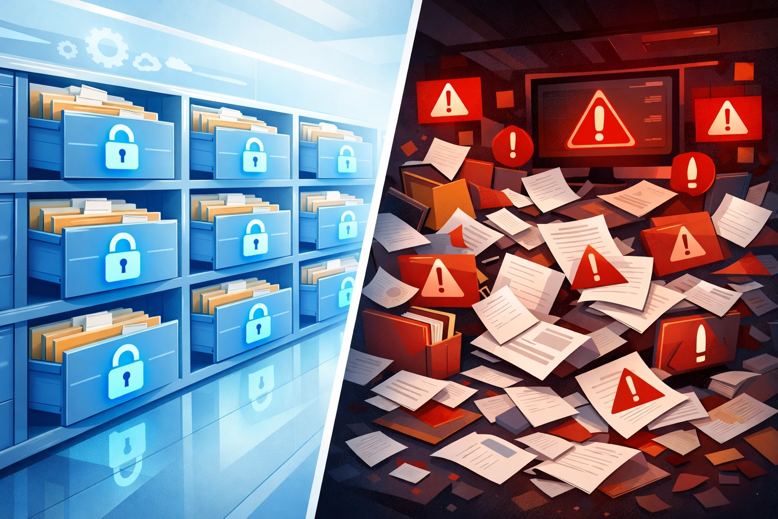 HIPAA compliance versus violations in healthcare data management